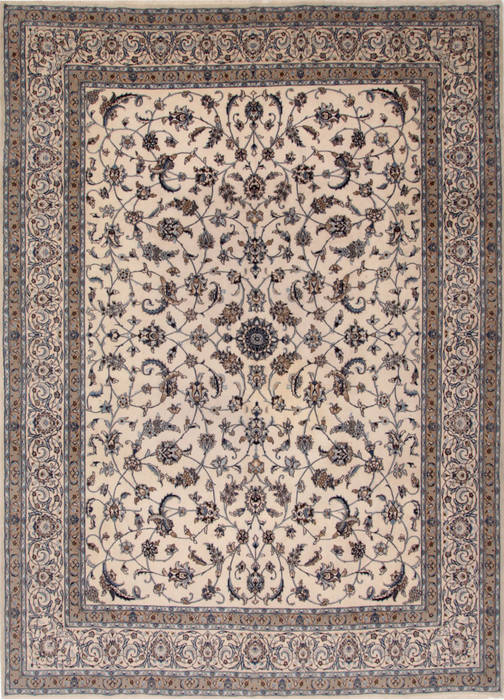 Nain Beige Hand Knotted 97 X 1211 Area Rug 251-17211 Image 0