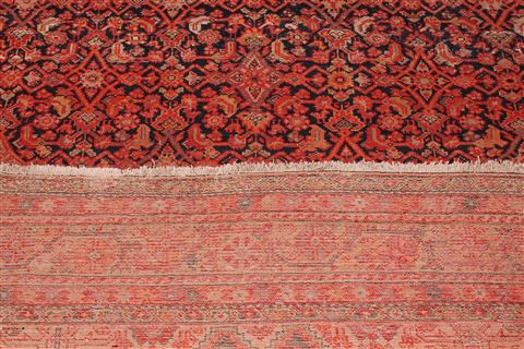Malayer Red Hand Knotted 83 X 166 Area Rug 400-17212 Image 14