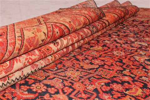 Malayer Red Hand Knotted 83 X 166 Area Rug 400-17212 Image 17