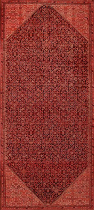 Malayer Red Hand Knotted 83 X 166 Area Rug 400-17212 Image 4