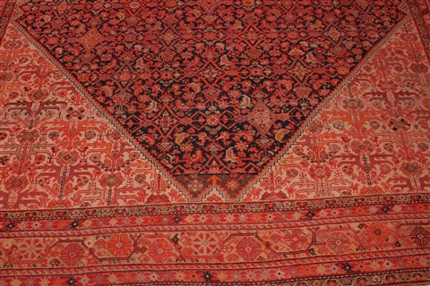 Malayer Red Hand Knotted 83 X 166 Area Rug 400-17212 Image 8