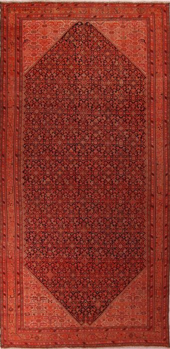 Malayer Red Hand Knotted 83 X 166 Area Rug 400-17212 Image 0