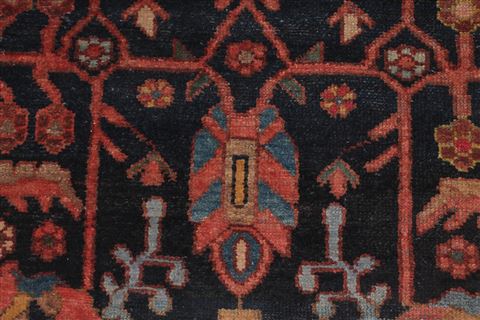 Malayer Blue Hand Knotted 73 X 168 Area Rug 400-17213 Image 6