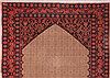 Malayer Beige Hand Knotted 72 X 164  Area Rug 400-17214 Thumb 2
