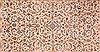 Kashan White Hand Knotted 110 X 168  Area Rug 400-17215 Thumb 3