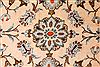 Kashan White Hand Knotted 110 X 168  Area Rug 400-17215 Thumb 7