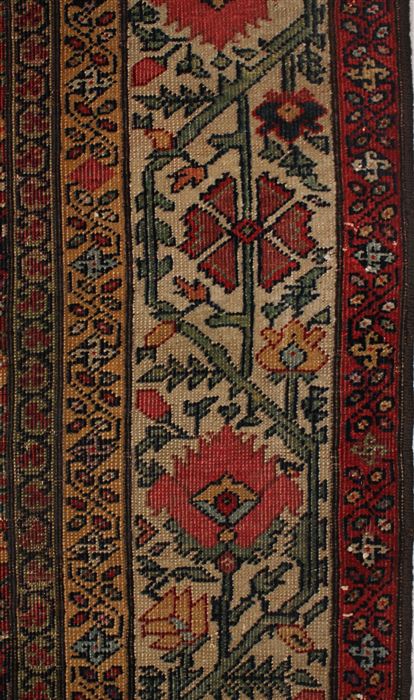 Sarouk Red Hand Knotted 610 X 159 Area Rug 400-17216 Image 10