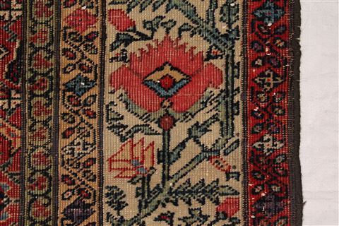 Sarouk Red Hand Knotted 610 X 159 Area Rug 400-17216 Image 13