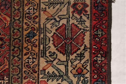 Sarouk Red Hand Knotted 610 X 159 Area Rug 400-17216 Image 14