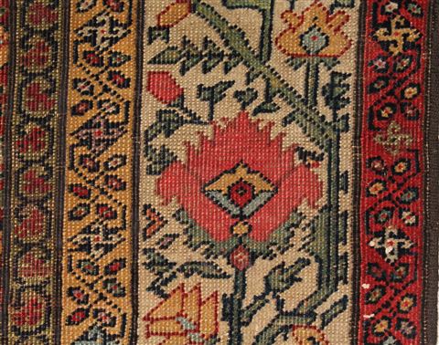 Sarouk Red Hand Knotted 610 X 159 Area Rug 400-17216 Image 15