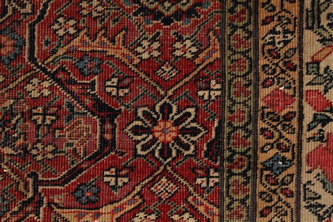 Sarouk Red Hand Knotted 610 X 159 Area Rug 400-17216 Image 16