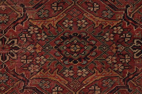Sarouk Red Hand Knotted 610 X 159 Area Rug 400-17216 Image 20