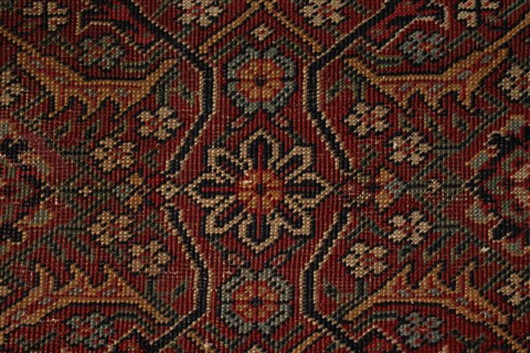 Sarouk Red Hand Knotted 610 X 159 Area Rug 400-17216 Image 6