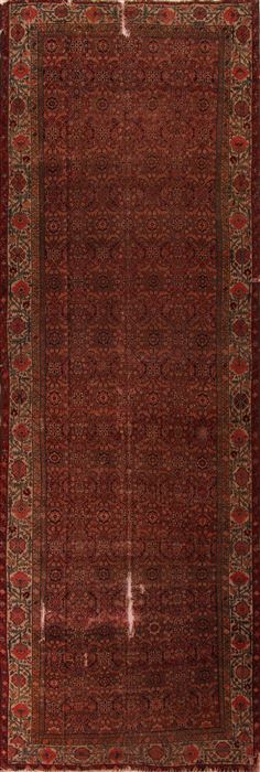 Sarouk Red Hand Knotted 610 X 159 Area Rug 400-17216 Image 0
