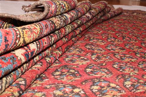 Malayer Red Hand Knotted 76 X 161 Area Rug 400-17217 Image 12