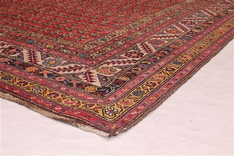 Malayer Red Hand Knotted 76 X 161 Area Rug 400-17217 Image 9