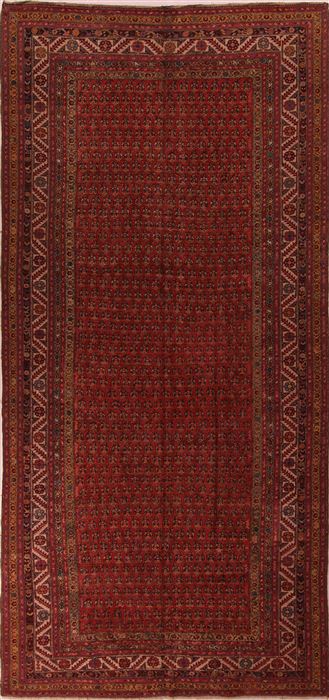 Malayer Red Hand Knotted 76 X 161 Area Rug 400-17217 Image 0