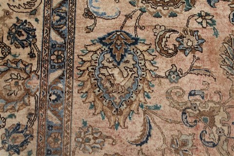 Tabriz Purple Hand Knotted 116 X 1411 Area Rug 400-17220 Image 10
