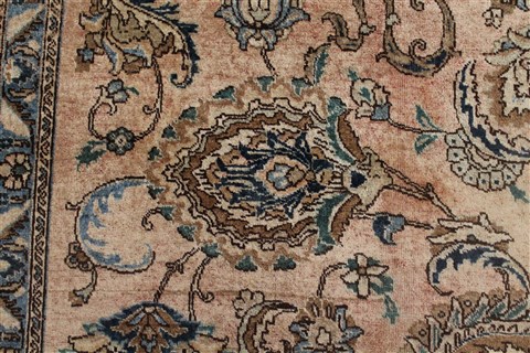 Tabriz Purple Hand Knotted 116 X 1411 Area Rug 400-17220 Image 11