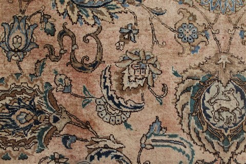 Tabriz Purple Hand Knotted 116 X 1411 Area Rug 400-17220 Image 15