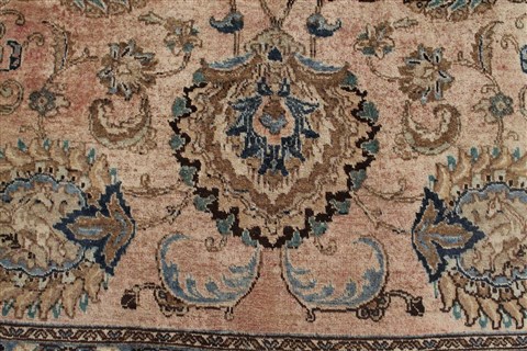 Tabriz Purple Hand Knotted 116 X 1411 Area Rug 400-17220 Image 16