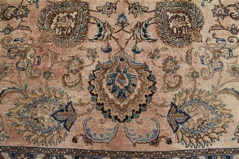 Tabriz Purple Hand Knotted 116 X 1411 Area Rug 400-17220 Image 17