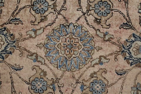 Tabriz Purple Hand Knotted 116 X 1411 Area Rug 400-17220 Image 19