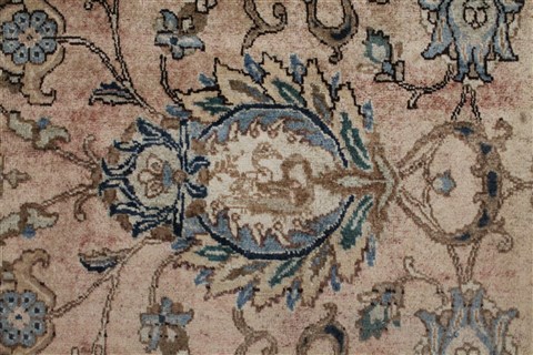 Tabriz Purple Hand Knotted 116 X 1411 Area Rug 400-17220 Image 20