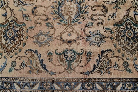 Tabriz Purple Hand Knotted 116 X 1411 Area Rug 400-17220 Image 21
