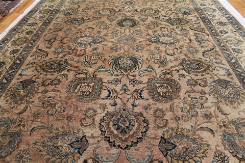 Tabriz Purple Hand Knotted 116 X 1411 Area Rug 400-17220 Image 27