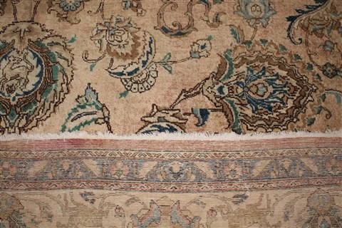 Tabriz Purple Hand Knotted 116 X 1411 Area Rug 400-17220 Image 28