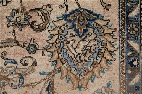 Tabriz Purple Hand Knotted 116 X 1411 Area Rug 400-17220 Image 4