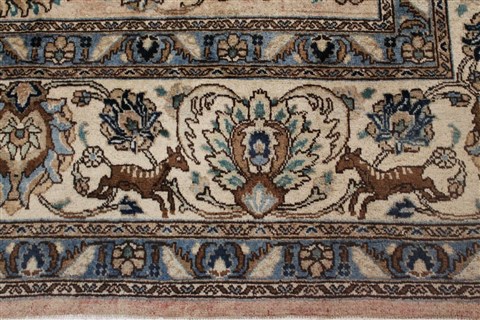 Tabriz Purple Hand Knotted 116 X 1411 Area Rug 400-17220 Image 7