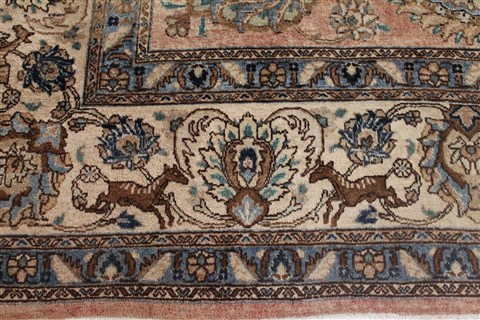 Tabriz Purple Hand Knotted 116 X 1411 Area Rug 400-17220 Image 8