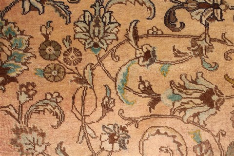 Tabriz Purple Hand Knotted 118 X 165 Area Rug 400-17223 Image 10