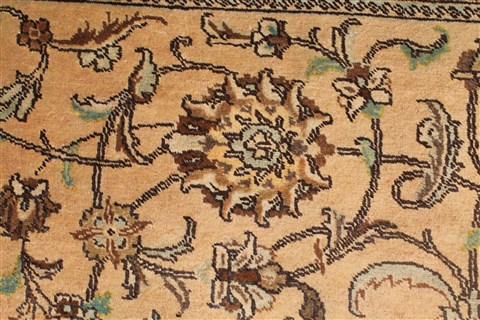 Tabriz Purple Hand Knotted 118 X 165 Area Rug 400-17223 Image 12
