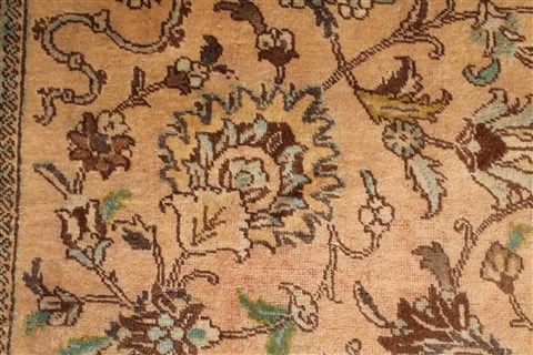 Tabriz Purple Hand Knotted 118 X 165 Area Rug 400-17223 Image 14