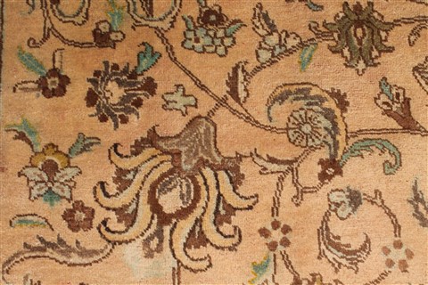 Tabriz Purple Hand Knotted 118 X 165 Area Rug 400-17223 Image 16