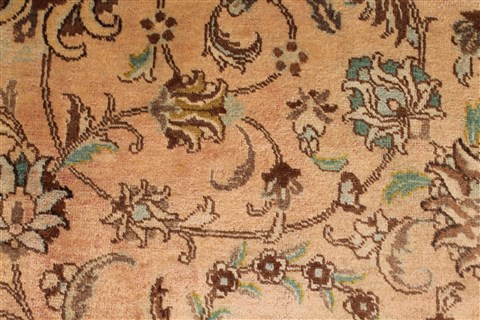 Tabriz Purple Hand Knotted 118 X 165 Area Rug 400-17223 Image 17