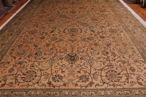Tabriz Purple Hand Knotted 118 X 165 Area Rug 400-17223 Image 3