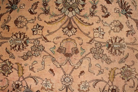 Tabriz Purple Hand Knotted 118 X 165 Area Rug 400-17223 Image 5