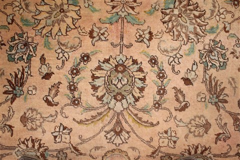 Tabriz Purple Hand Knotted 118 X 165 Area Rug 400-17223 Image 6