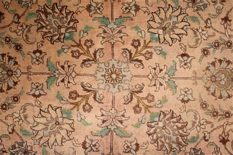 Tabriz Purple Hand Knotted 118 X 165 Area Rug 400-17223 Image 7