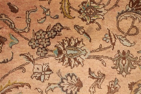 Tabriz Purple Hand Knotted 118 X 165 Area Rug 400-17223 Image 9