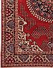 Khoy Red Hand Knotted 94 X 126 Area Rug 400-17230 Thumb 1