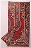 Khoy Red Hand Knotted 94 X 126  Area Rug 400-17230 Thumb 4