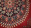 Khoy Red Hand Knotted 94 X 126  Area Rug 400-17230 Thumb 9