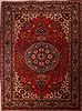 Khoy Red Hand Knotted 94 X 126  Area Rug 400-17230 Thumb 0