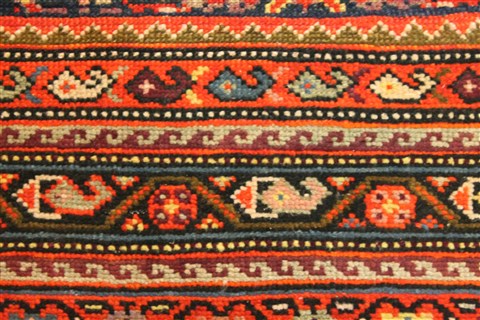 Malayer Red Hand Knotted 116 X 164 Area Rug 400-17231 Image 15