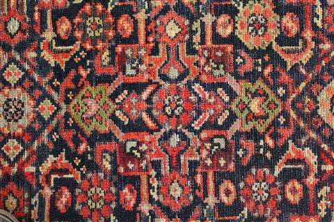 Malayer Red Hand Knotted 116 X 164 Area Rug 400-17231 Image 1